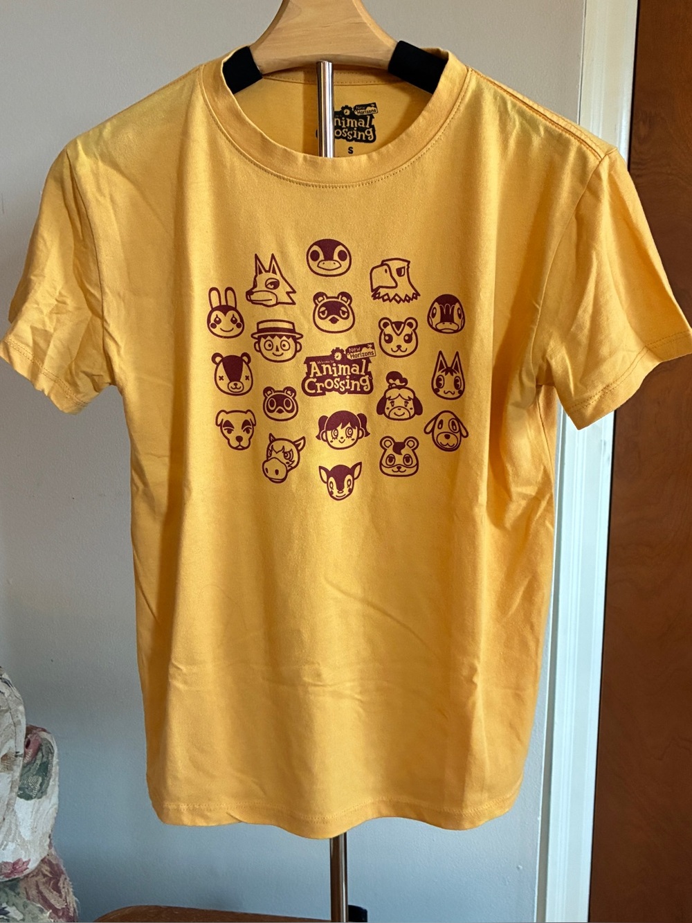Animal Crossing New Horizons Yellow Graphic Tee